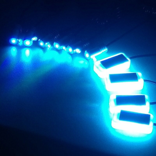 Control De Fibra Óptica Tiras 10 En 1 Rgb Para