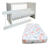 Comprar Cuna Con Baranda Desmontable Colecho Escritorio + Colchon