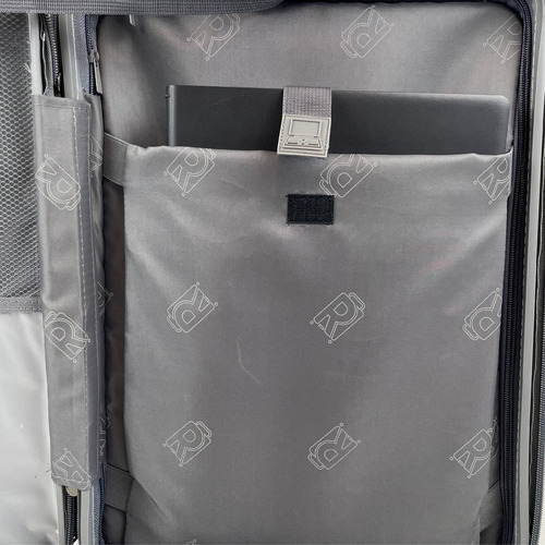 Valija Carry On Cabina Avion Equipaje De Mano 20 Rígida 8032 Gris