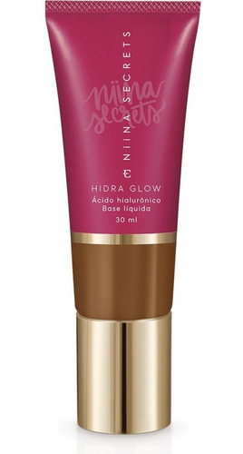 Imagem 1 de 2 de Base Líquida Niina Secrets Hidra Glow Cor 80 30ml - Eudora