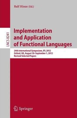 Libro Implementation And Application Of Functional Langua...