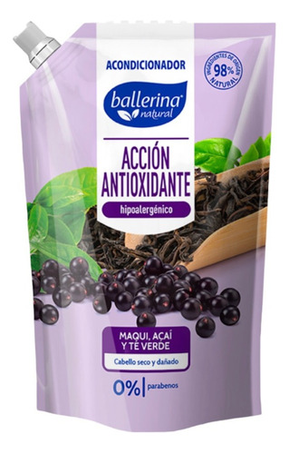  Ballerina Acondicionador Acción Antioxidante 750ml