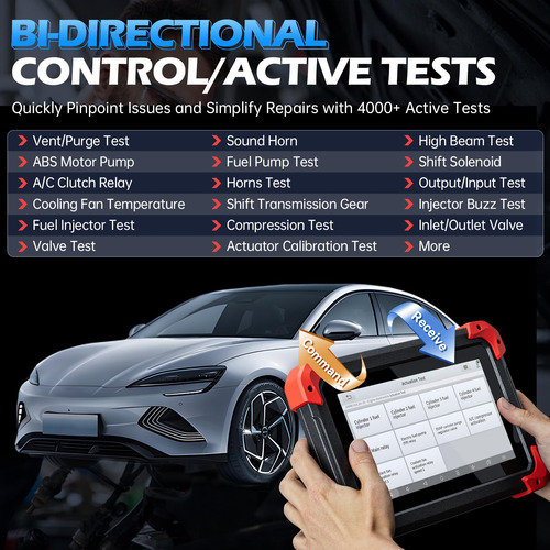 Escáner De Coche Xtool D7 Obd2 Herramienta De Escaneo Bidire
