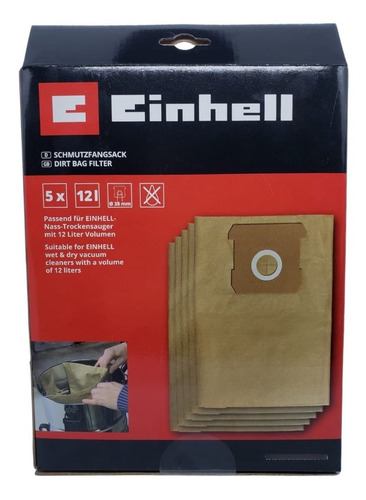 Imagen 6 de 10 de Bolsa Aspiradora Repuesto 20litros Karcher Einhell Lusqtoff