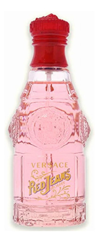 Gianni Versace Red Jeans Spray Para Mujer, 2.5 Oz/75 Ml