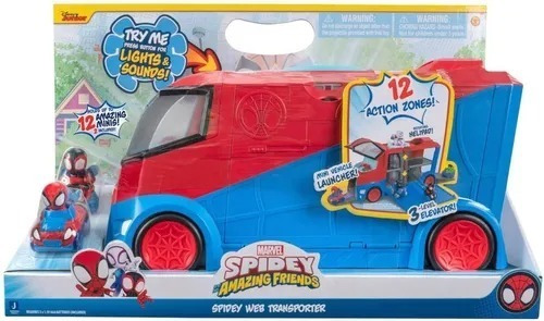 Marvel Spidey Amazing Friends Caminhão De Transporte Hasbro