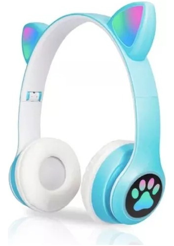 Cat Ear Bluetooth 5.0 Headphones Led Noise Cancelling Young