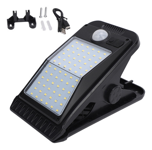 Solar Clip On Motion 72 Perlas Led Ip65, Impermeables Y Port