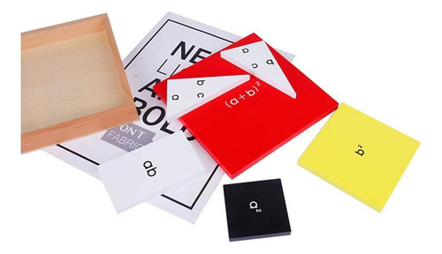 Juguete Montessori Tablero De Teorema De Pitágoras Material