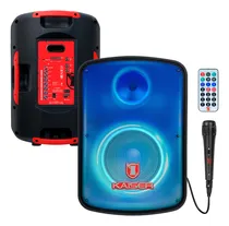 Comprar Bocina Kaiser MSA-9015SC Con Micrófono Bocina Para Exterior Con Batería Recargable Hasta 3 Hr Bocina Portátil Para Exterior 50 W RMS Con Tecnología KSR-LINK 9.2