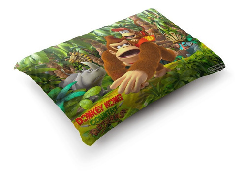 Imagen 4 de 5 de Funda De Almohada Donkey Kong Country 70x45cm Vudú Love
