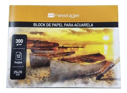 Block Dibujo Acuarela Prestige 25x35 300gr. Serviciopapelero