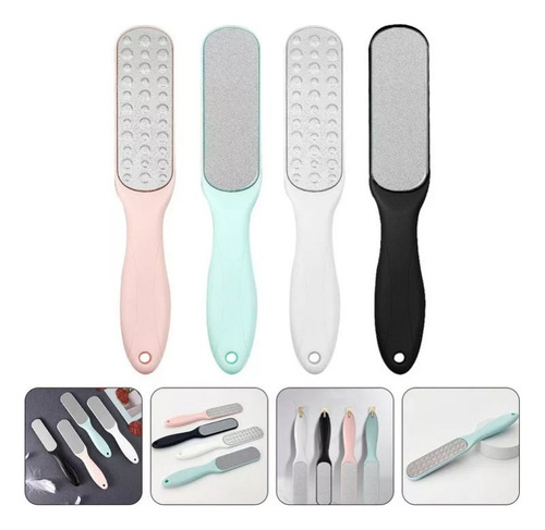 Juego De 4 Piezas De Lima Para Pies Exfoliante De Metal