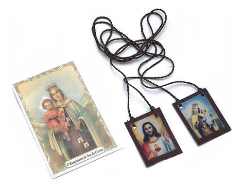 Escapulário De Tecido Nossa Senhora Do Carmo