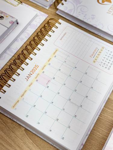 Agenda Lash Designer Cute 2025 - Capa Personalizada
