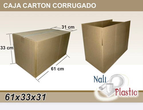 10 Cajas De Carton Nueva 60x30x33 Archivo Mudanza Huevo Full