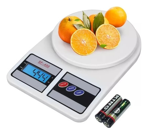 Balanza Digital Peso De Cocina 10kg Incluye Bateria Portatil