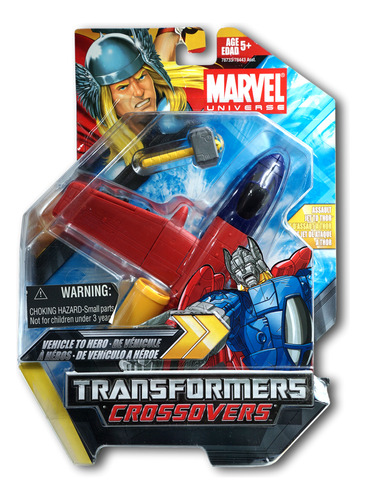 Marvel Universe Transformers Crossovers Vehicle To Hero Thor