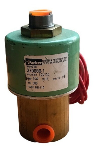 Válvula Solenoide 12 Volts Marca Parker