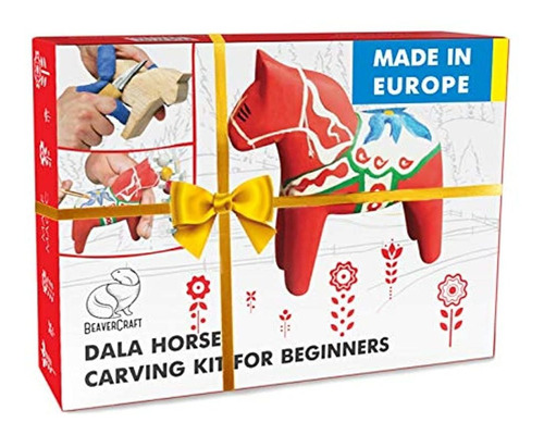 Kit De Tallado En Madera Diy 02 Dala Horse