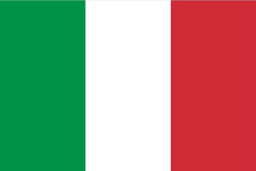 Imagem 1 de 1 de Bandeira Itália Oficial 2 Panos 0,90 X 1,28m