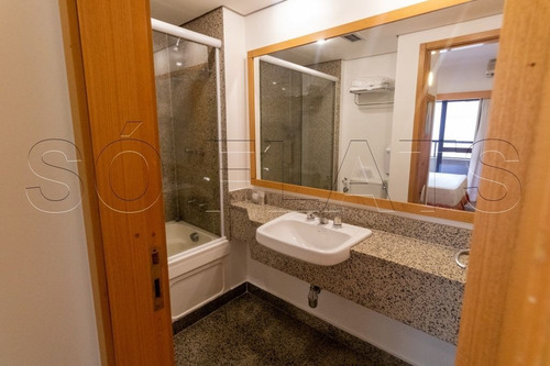 Imagem 5 de 15 de Flat Na Charmosa Al. Lorena O Quality Hotel Paulista No Pool Para Investimento - Sf25884