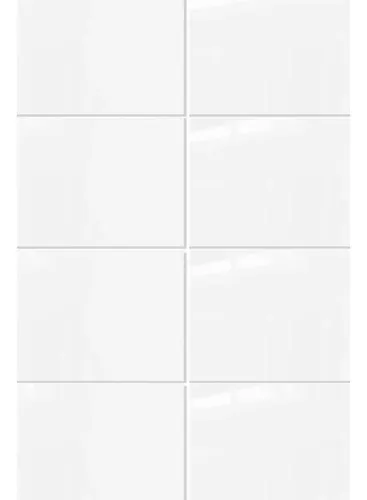 Cerámica Muro Andes Blanco Brillante 20x30 Cm