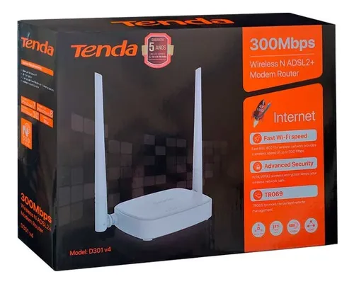 comprar Modem Wifi Router Tenda D301 Adsl2+ 