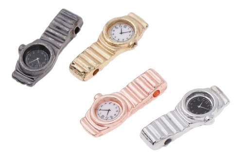 4pcs Multicolor De Reloj Para 1/12 De En Miniatura