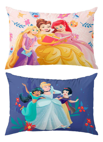 Almohada 70x50 Cm Princesas Cuento - Providencia Color Multicolor