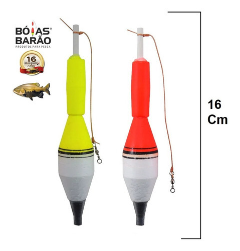 Kit C/ 2 Boias Barão De Arremesso 45g Ref. 3