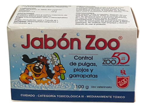 Jabón Para Perros Control Pulgas Piojos Y Garrapatas