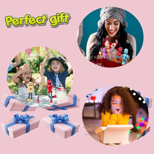 Juguete Robot Telescópico 24 Piezas Para Niños Pequeños Personaje Color