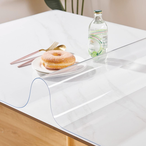 Leffora Protector De Mesa Transparente 40 X 96 Pulgadas, ...