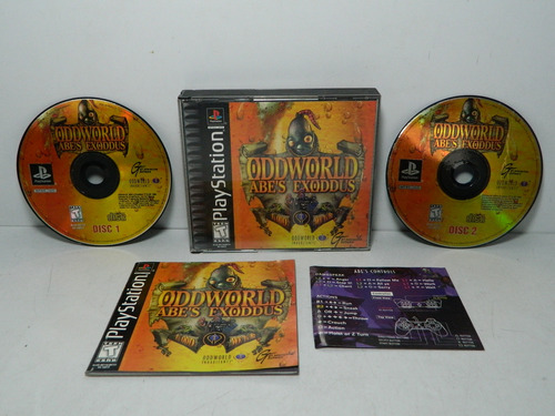 Odd World Abes Exoddus Original Playstation 1 Ps1 - Loja Rj (Usado)
