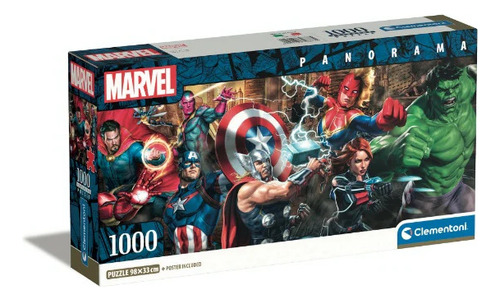 Puzzle Clementoni 1000 Pcs Panorama Marvel