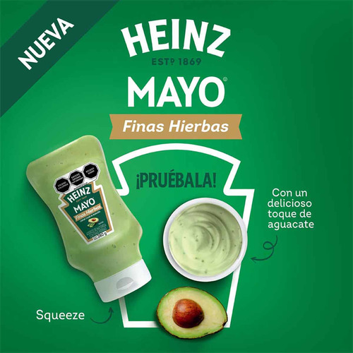 Mayonesa Heinz Finas Hierbas 380g