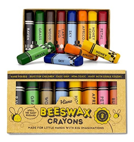 Crayola Crayones  Hieno Crayones De Cera De Abejas 100% Pura