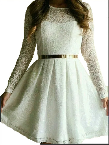 Vestido Encaje Elegante Princesa