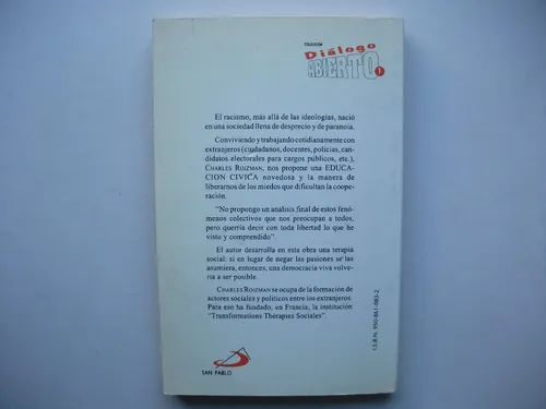 El Miedo El Odio Y La Democracia - Charles Rojzman (Usado)