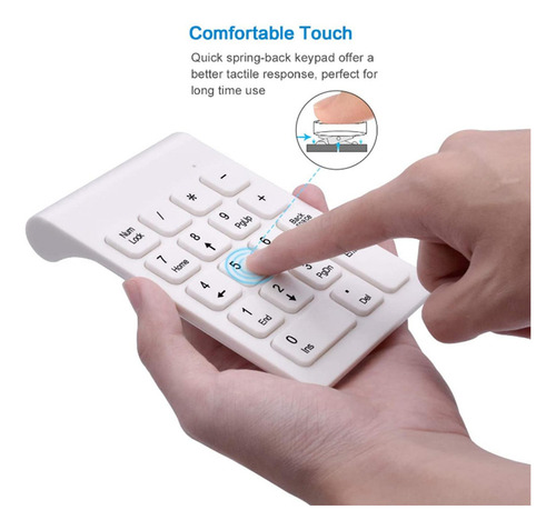 Para Numérico Inalámbrico, 2.4ghz, 18 Teclas, Mini