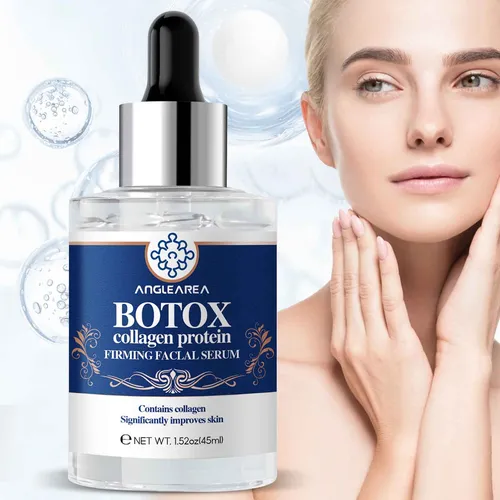 Rostro Con Toxina Botulínica Con Un Rostro Antienvejecimient