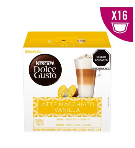 Dolce Gusto Latte Macchiato Vainilla Cafe Capsulas Nescafe  