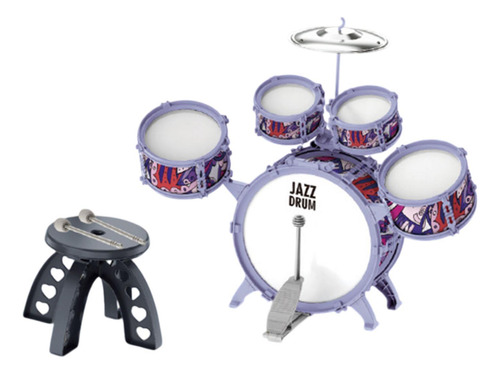 Drum Set Desarrollo Sensorial Toy Juguete Educativo Con La