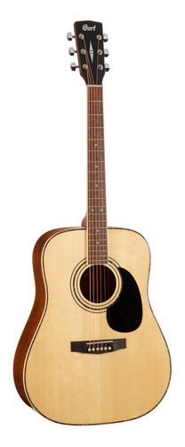 Guitarra Acústica Cort Standard Ad880 Natural Funda