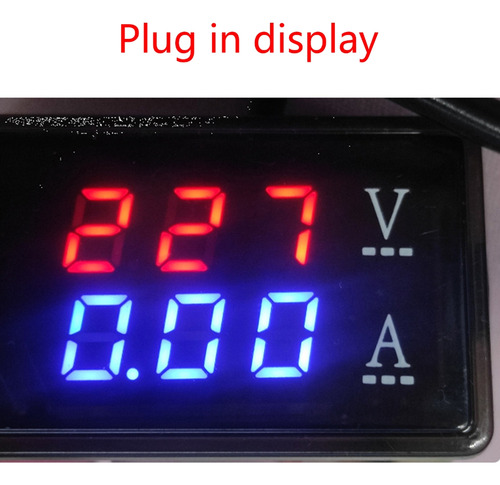 (b-10) Voltímetro Con Pantalla Digital, Amperímetro, Voltaje