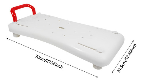 Bath Seat No Slip With Handle Flat Bathtub Seat Bath
