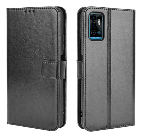 Funda Anticaída For Zte Blade A71 De Cuero Flip Cartera