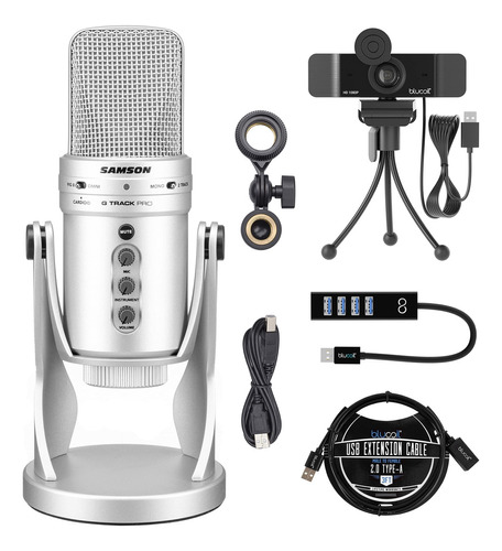 Lucoil Samson G-track Pro Microfono Condensador Usb Interfaz