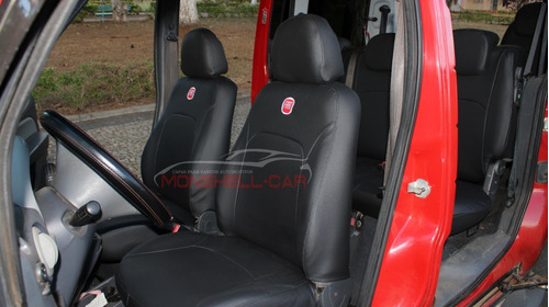 Capas De Bancos Automotivos Couro P/ Fiat Doblo 7 Lugares